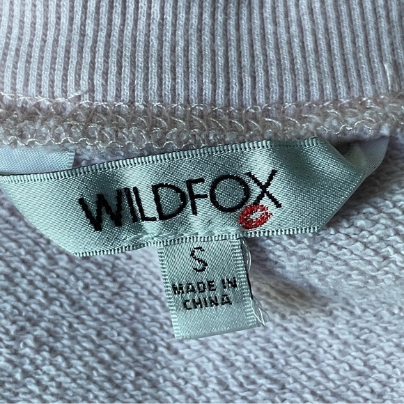 WildFox brunch club heart crewneck Sweatshirt pink 47303 - Picture 7 of 16